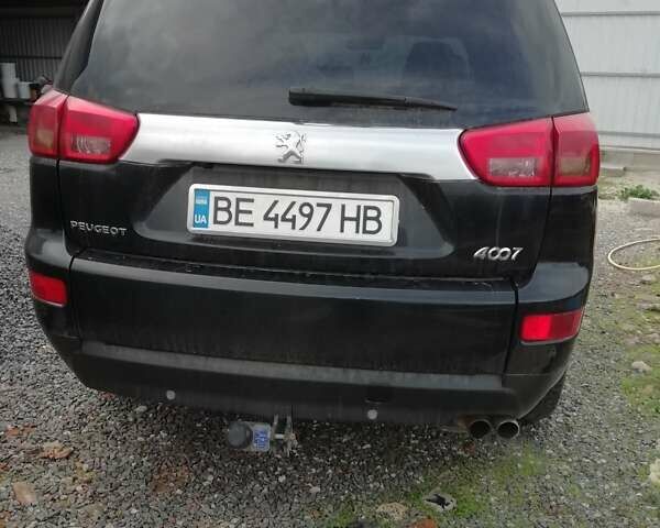 Черный Пежо 4007, объемом двигателя 2.2 л и пробегом 212 тыс. км за 10500 $, фото 8 на Automoto.ua