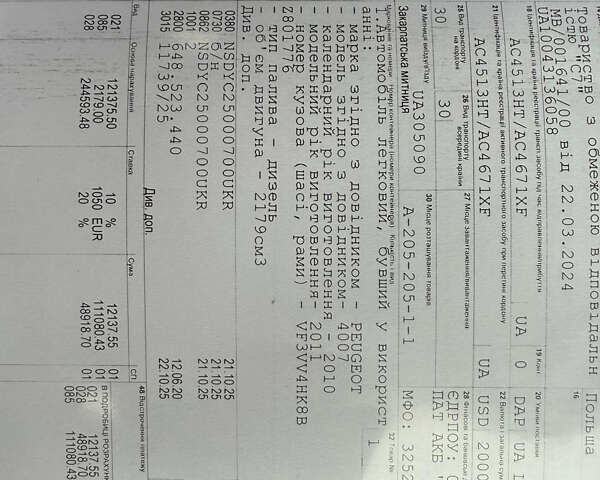 Коричневый Пежо 4007, объемом двигателя 2.2 л и пробегом 235 тыс. км за 10500 $, фото 55 на Automoto.ua