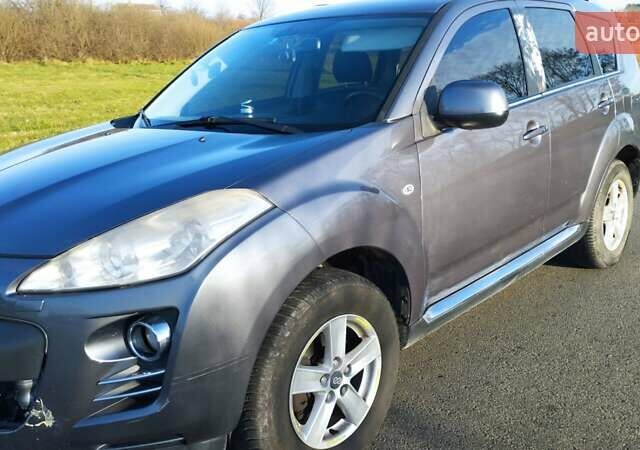 Серый Пежо 4007, объемом двигателя 2.18 л и пробегом 245 тыс. км за 10200 $, фото 4 на Automoto.ua