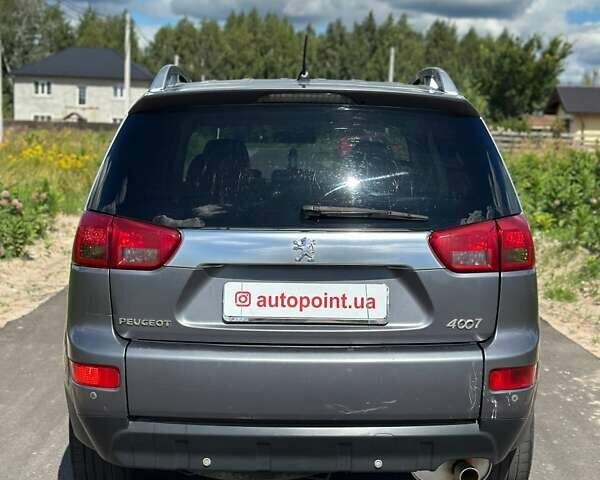 Серый Пежо 4007, объемом двигателя 2.36 л и пробегом 167 тыс. км за 9500 $, фото 8 на Automoto.ua