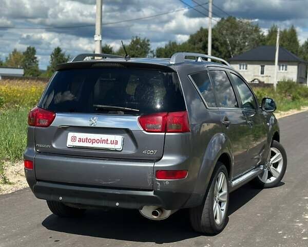 Серый Пежо 4007, объемом двигателя 2.36 л и пробегом 167 тыс. км за 9500 $, фото 6 на Automoto.ua