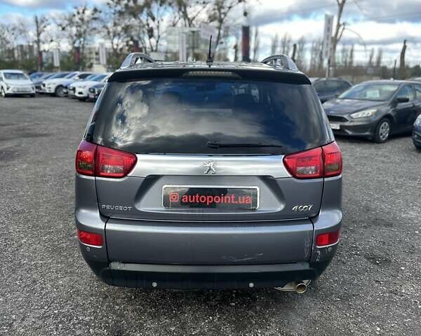 Серый Пежо 4007, объемом двигателя 2.36 л и пробегом 167 тыс. км за 9500 $, фото 10 на Automoto.ua