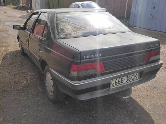 Черный Пежо 405, объемом двигателя 1.6 л и пробегом 280 тыс. км за 600 $, фото 1 на Automoto.ua