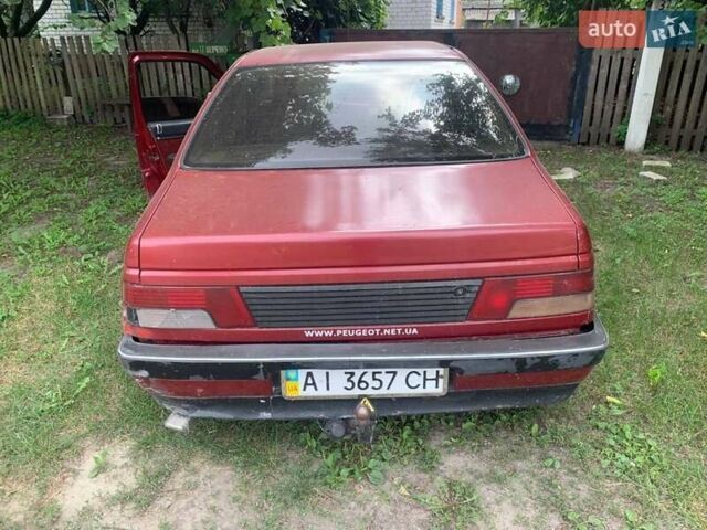 Красный Пежо 405, объемом двигателя 1.9 л и пробегом 300 тыс. км за 548 $, фото 4 на Automoto.ua