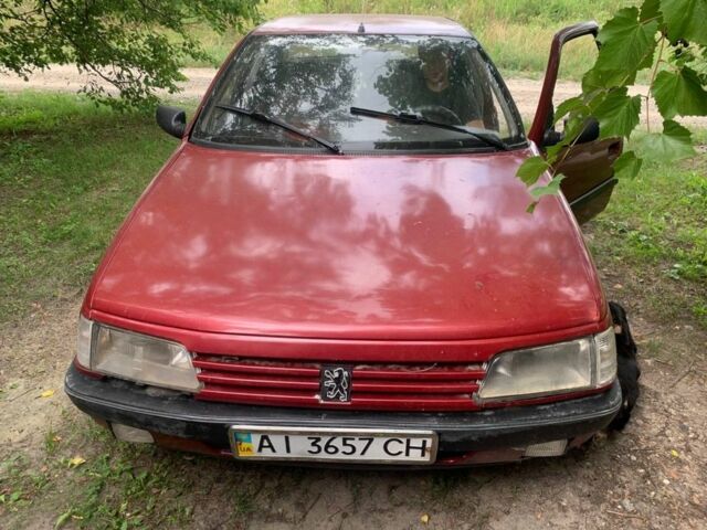 Красный Пежо 405, объемом двигателя 1.9 л и пробегом 300 тыс. км за 548 $, фото 3 на Automoto.ua