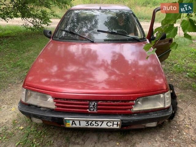 Красный Пежо 405, объемом двигателя 1.9 л и пробегом 300 тыс. км за 548 $, фото 2 на Automoto.ua
