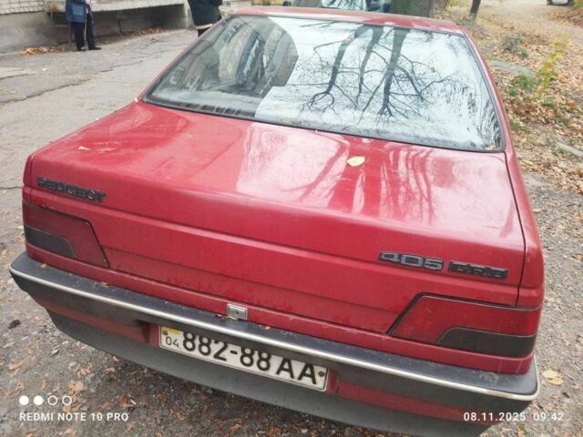 Красный Пежо 405, объемом двигателя 1.9 л и пробегом 130 тыс. км за 1800 $, фото 5 на Automoto.ua