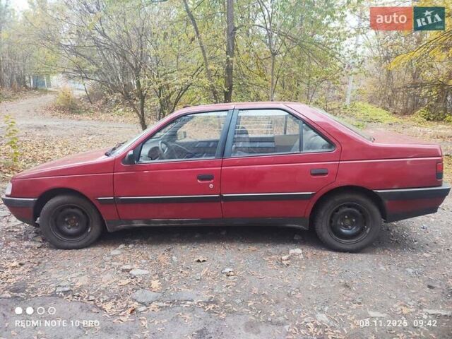 Красный Пежо 405, объемом двигателя 1.9 л и пробегом 130 тыс. км за 1800 $, фото 1 на Automoto.ua