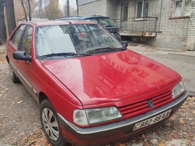 Красный Пежо 405, объемом двигателя 1.9 л и пробегом 130 тыс. км за 1800 $, фото 1 на Automoto.ua