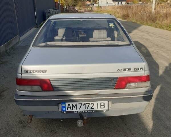 Серый Пежо 405, объемом двигателя 1.6 л и пробегом 300 тыс. км за 1700 $, фото 1 на Automoto.ua