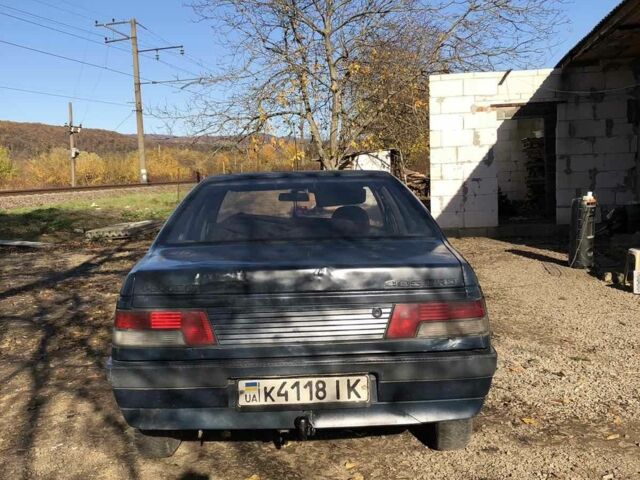 Синий Пежо 405, объемом двигателя 1 л и пробегом 1000 тыс. км за 451 $, фото 3 на Automoto.ua