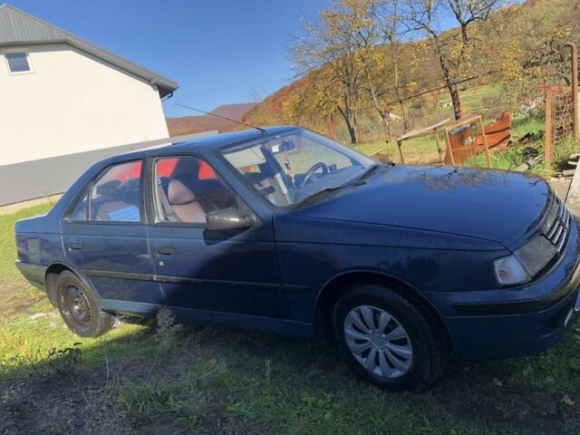 Синий Пежо 405, объемом двигателя 1 л и пробегом 1000 тыс. км за 451 $, фото 1 на Automoto.ua