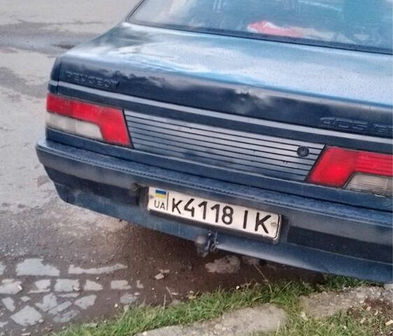 Синий Пежо 405, объемом двигателя 1.9 л и пробегом 100 тыс. км за 1200 $, фото 2 на Automoto.ua