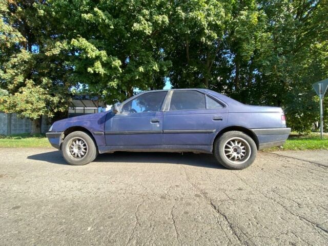 Синий Пежо 405, объемом двигателя 1.6 л и пробегом 510 тыс. км за 428 $, фото 1 на Automoto.ua