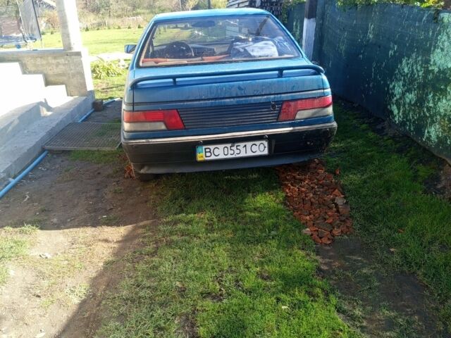 Синий Пежо 405, объемом двигателя 1.9 л и пробегом 5 тыс. км за 1000 $, фото 1 на Automoto.ua
