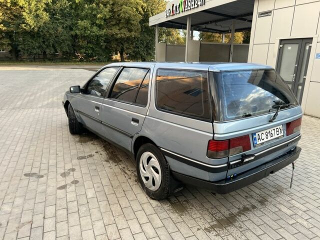 Синий Пежо 405, объемом двигателя 1.9 л и пробегом 300 тыс. км за 1400 $, фото 3 на Automoto.ua
