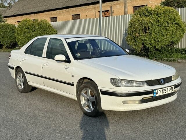 Белый Пежо 406, объемом двигателя 2 л и пробегом 411 тыс. км за 2650 $, фото 1 на Automoto.ua