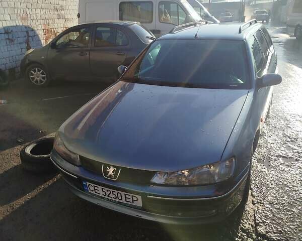 Синий Пежо 406, объемом двигателя 2 л и пробегом 323 тыс. км за 3500 $, фото 1 на Automoto.ua