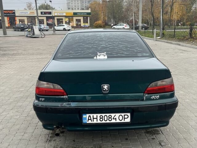 Зеленый Пежо 406, объемом двигателя 1.8 л и пробегом 270 тыс. км за 3000 $, фото 3 на Automoto.ua