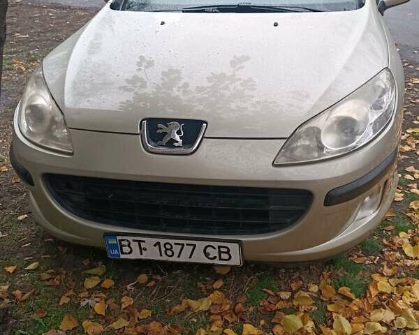 Бежевый Пежо 407, объемом двигателя 1.75 л и пробегом 318 тыс. км за 3700 $, фото 16 на Automoto.ua
