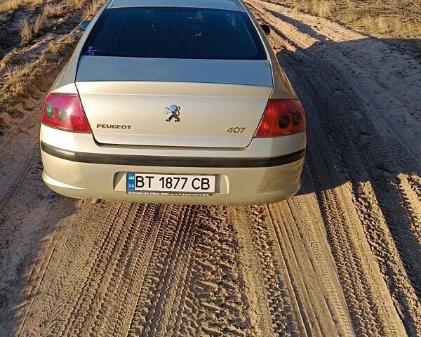 Бежевый Пежо 407, объемом двигателя 1.75 л и пробегом 318 тыс. км за 3700 $, фото 12 на Automoto.ua