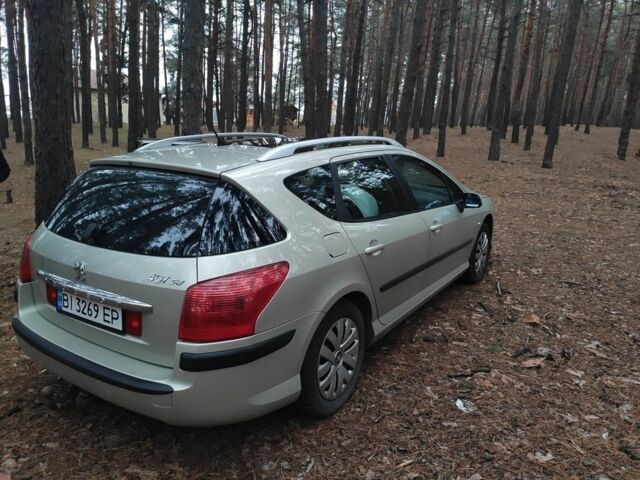 Бежевий Пежо 407, об'ємом двигуна 1.8 л та пробігом 230 тис. км за 6500 $, фото 12 на Automoto.ua