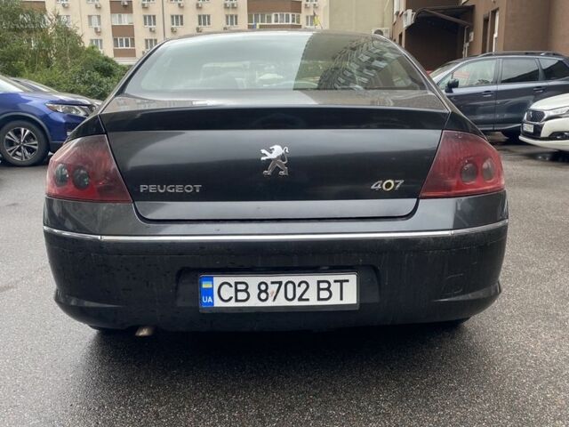 Чорний Пежо 407, об'ємом двигуна 2 л та пробігом 260 тис. км за 3199 $, фото 3 на Automoto.ua