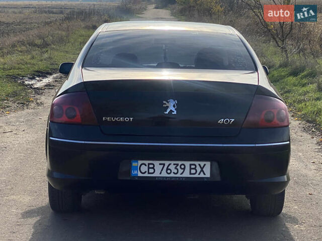 Пежо 407 2004 в Чернигове на Automoto.ua Черный Пежо 407, объемом двигателя 2 л и пробегом 250 тыс. км за 3500 $, фото 4 на Automoto.ua