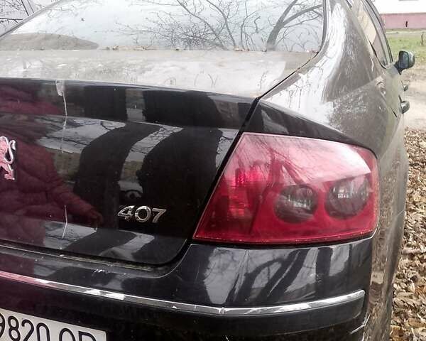 Черный Пежо 407, объемом двигателя 2 л и пробегом 200 тыс. км за 3700 $, фото 8 на Automoto.ua