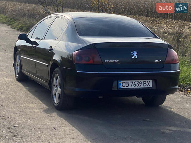 Пежо 407 2004 в Чернигове на Automoto.ua Черный Пежо 407, объемом двигателя 2 л и пробегом 250 тыс. км за 3500 $, фото 3 на Automoto.ua