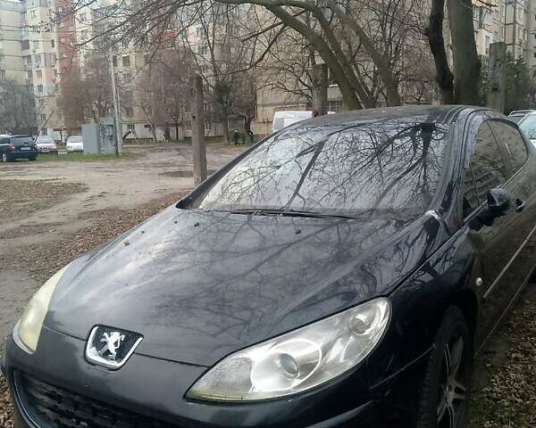 Черный Пежо 407, объемом двигателя 2 л и пробегом 200 тыс. км за 3700 $, фото 3 на Automoto.ua