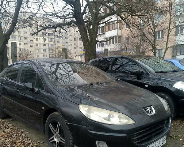 Черный Пежо 407, объемом двигателя 2 л и пробегом 200 тыс. км за 3700 $, фото 1 на Automoto.ua