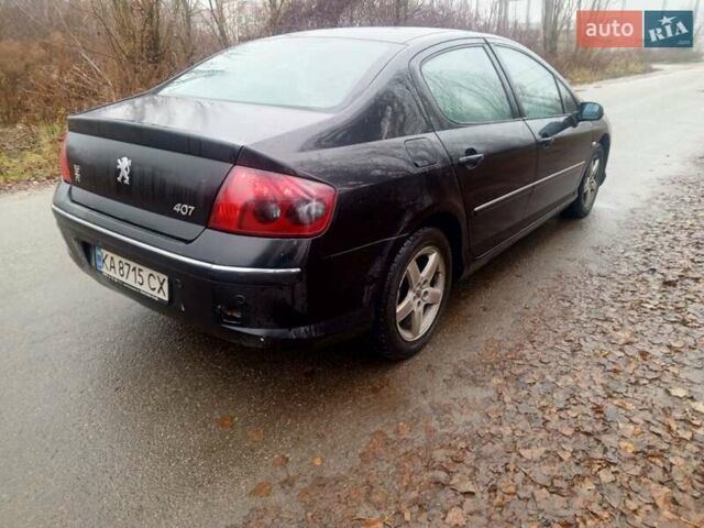 Черный Пежо 407, объемом двигателя 2 л и пробегом 300 тыс. км за 2999 $, фото 4 на Automoto.ua