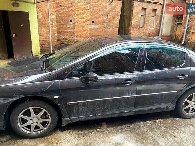 Чорний Пежо 407, об'ємом двигуна 2 л та пробігом 211 тис. км за 4500 $, фото 2 на Automoto.ua
