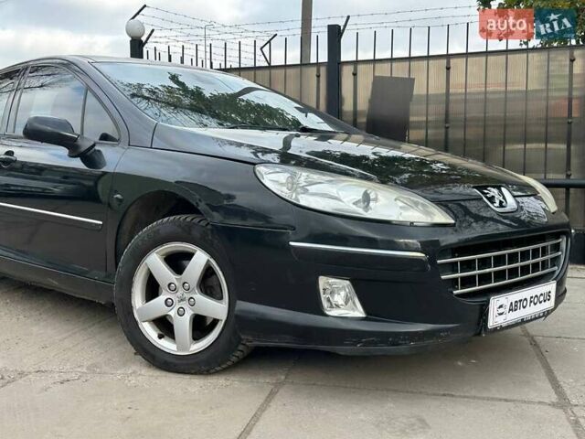 Черный Пежо 407, объемом двигателя 2 л и пробегом 225 тыс. км за 4190 $, фото 3 на Automoto.ua