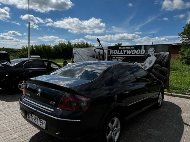 Черный Пежо 407, объемом двигателя 2 л и пробегом 400 тыс. км за 3200 $, фото 1 на Automoto.ua