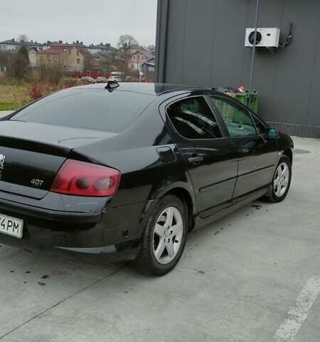 Черный Пежо 407, объемом двигателя 1.75 л и пробегом 363 тыс. км за 3300 $, фото 3 на Automoto.ua