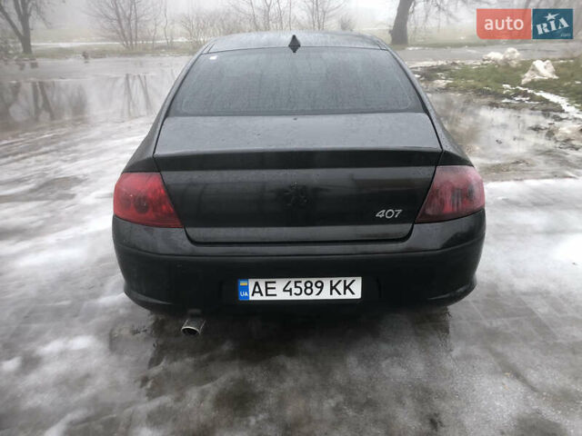 Чорний Пежо 407, об'ємом двигуна 1.75 л та пробігом 337 тис. км за 3600 $, фото 3 на Automoto.ua