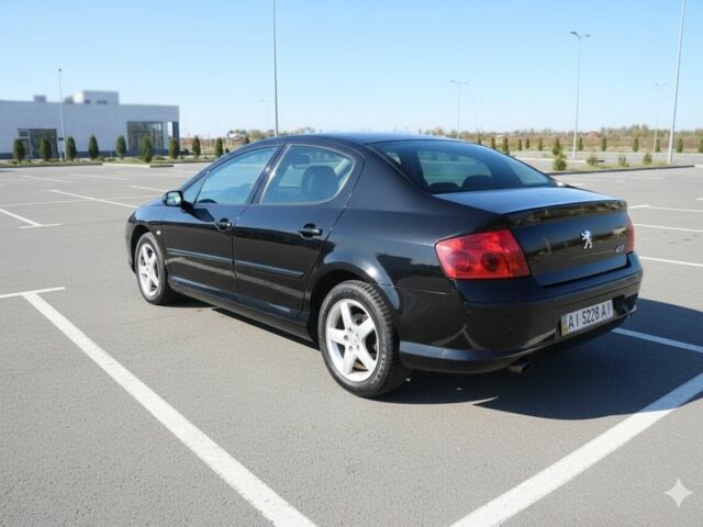 Черный Пежо 407, объемом двигателя 1.8 л и пробегом 365 тыс. км за 2990 $, фото 1 на Automoto.ua