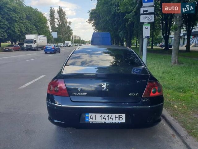 Чорний Пежо 407, об'ємом двигуна 2 л та пробігом 224 тис. км за 3900 $, фото 2 на Automoto.ua