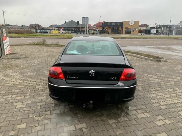 Черный Пежо 407, объемом двигателя 1.6 л и пробегом 360 тыс. км за 3700 $, фото 7 на Automoto.ua