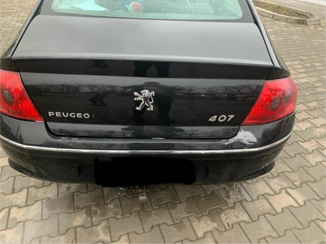 Черный Пежо 407, объемом двигателя 1.6 л и пробегом 360 тыс. км за 3700 $, фото 2 на Automoto.ua