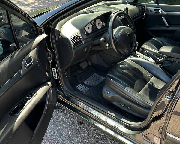 Чорний Пежо 407, об'ємом двигуна 2 л та пробігом 250 тис. км за 6000 $, фото 16 на Automoto.ua