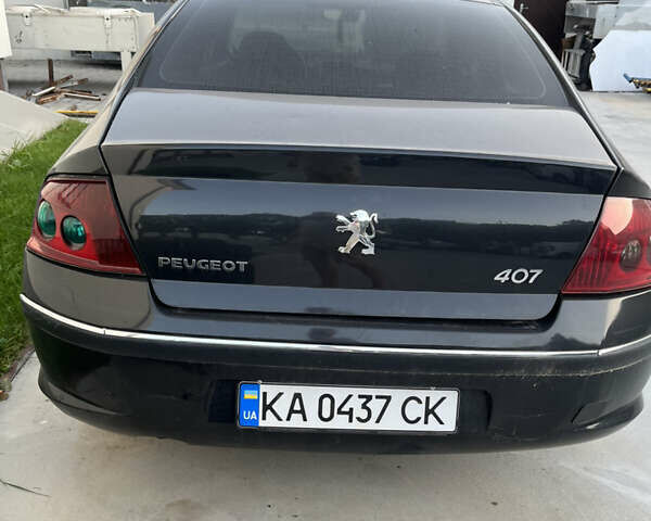 Черный Пежо 407, объемом двигателя 2 л и пробегом 257 тыс. км за 2800 $, фото 6 на Automoto.ua