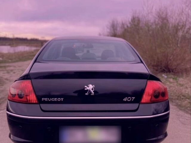 Черный Пежо 407, объемом двигателя 2 л и пробегом 280 тыс. км за 2500 $, фото 1 на Automoto.ua