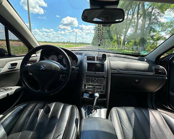 Чорний Пежо 407, об'ємом двигуна 2 л та пробігом 250 тис. км за 6000 $, фото 15 на Automoto.ua