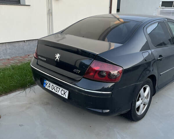 Черный Пежо 407, объемом двигателя 2 л и пробегом 257 тыс. км за 2800 $, фото 5 на Automoto.ua
