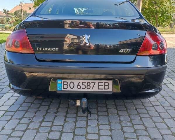 Черный Пежо 407, объемом двигателя 1.6 л и пробегом 242 тыс. км за 4500 $, фото 3 на Automoto.ua