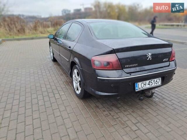 Черный Пежо 407, объемом двигателя 2 л и пробегом 350 тыс. км за 1550 $, фото 9 на Automoto.ua