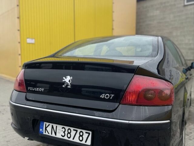 Черный Пежо 407, объемом двигателя 2 л и пробегом 280 тыс. км за 2500 $, фото 4 на Automoto.ua